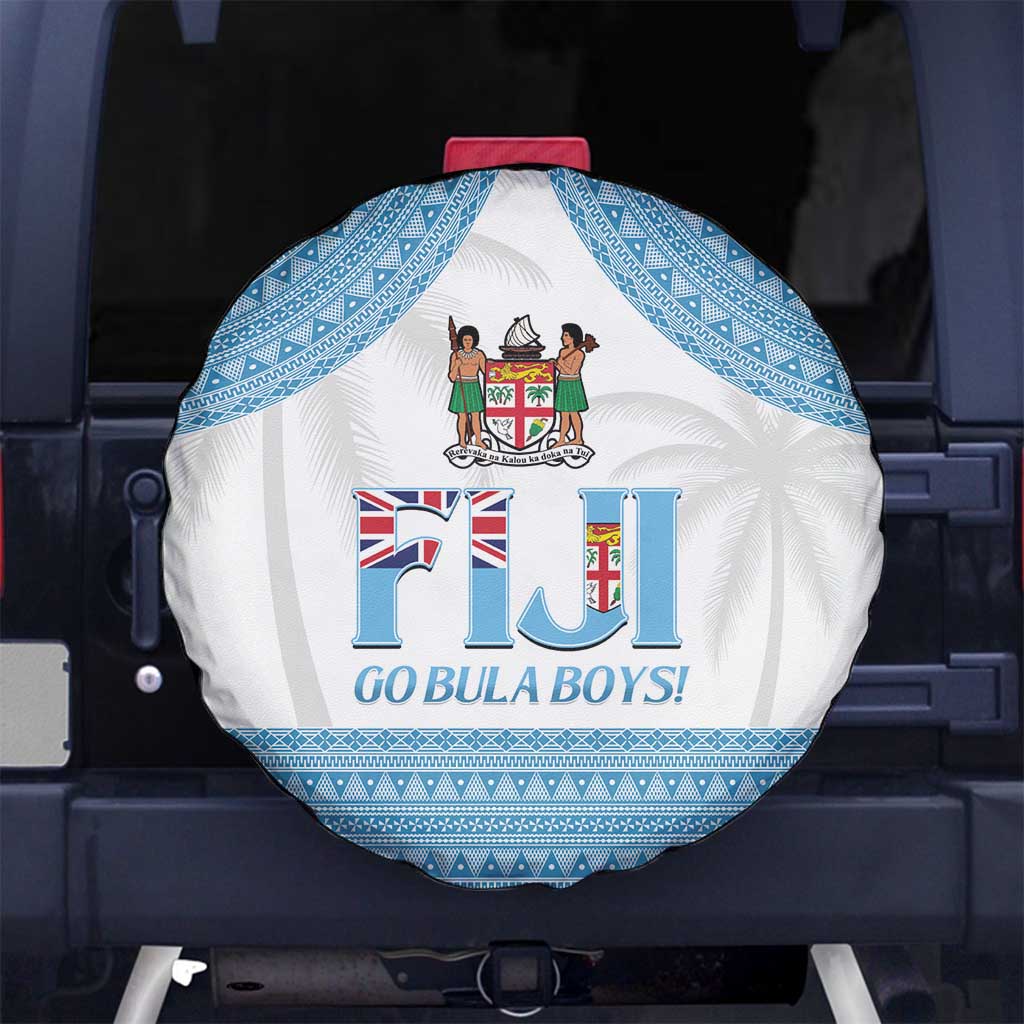 Custom Fiji Tapa Football Spare Tire Cover Go Bula Boy!