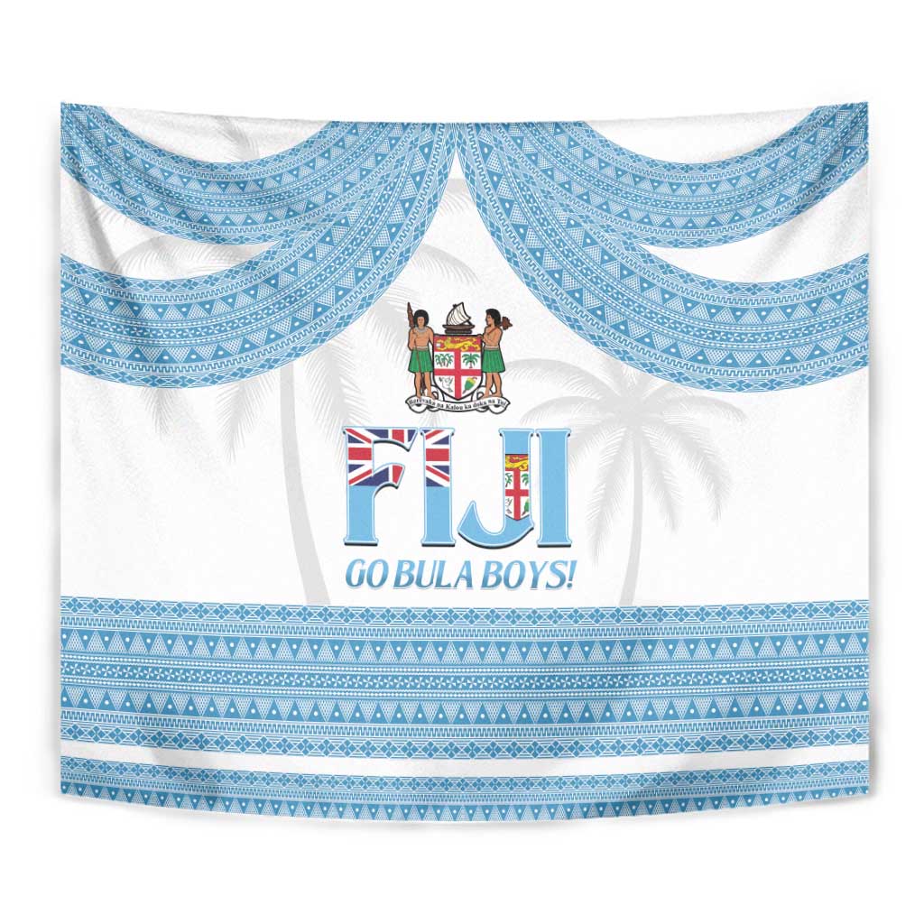 Custom Fiji Tapa Football Tapestry Go Bula Boy!