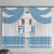 Custom Fiji Tapa Football Window Curtain Go Bula Boy!
