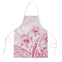 Pink White Polynesia Floral Sea Turtle Apron - Polynesian Pride