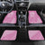 Custom New Zealand Silver Fern Rugby 2025 Car Mats All Black Aotearoa Maori Pink