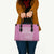 Custom New Zealand Silver Fern Rugby 2025 Leather Bag All Black Aotearoa Maori Pink - Polynesian Pride