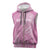 Custom New Zealand Silver Fern Rugby 2025 Sleeveless Zip Hoodie All Black Aotearoa Maori Pink - Polynesian Pride