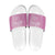 Custom New Zealand Silver Fern Rugby 2025 Slide Sandals All Black Aotearoa Maori Pink - Polynesian Pride