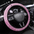 New Zealand Silver Fern Rugby 2025 Steering Wheel Cover All Black Aotearoa Maori Pink