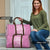 Custom New Zealand Silver Fern Rugby 2025 Travel Bag All Black Aotearoa Maori Pink - Polynesian Pride