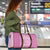Custom New Zealand Silver Fern Rugby 2025 Travel Bag All Black Aotearoa Maori Pink - Polynesian Pride