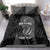 Custom New Zealand Silver Fern Rugby 2025 Bedding Set Go Champions Aotearoa Maori Black