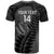 Custom New Zealand Silver Fern Rugby 2025 T Shirt Go Champions Aotearoa Maori Black