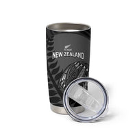Custom New Zealand Silver Fern Rugby 2025 Tumbler Cup Go Champions Aotearoa Maori Black