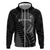 Custom New Zealand Silver Fern Rugby 2025 Zip Hoodie Go Champions Aotearoa Maori Black