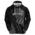 Custom New Zealand Silver Fern Rugby 2025 Zip Hoodie Go Champions Aotearoa Maori Black