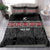 Custom New Zealand Silver Fern Rugby Bedding Set All Black Maori Taniko Pattern