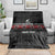 Custom New Zealand Silver Fern Rugby Blanket All Black Maori Taniko Pattern