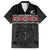 Custom New Zealand Silver Fern Rugby Family Matching Puletasi and Hawaiian Shirt All Black Maori Taniko Pattern