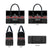 Custom New Zealand Silver Fern Rugby Leather Bag All Black Maori Taniko Pattern - Polynesian Pride