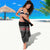 Custom New Zealand Silver Fern Rugby Sarong All Black Maori Taniko Pattern