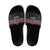 Custom New Zealand Silver Fern Rugby Slide Sandals All Black Maori Taniko Pattern - Polynesian Pride
