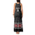 Custom New Zealand Silver Fern Rugby Tank Maxi Dress All Black Maori Taniko Pattern