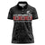 Custom New Zealand Silver Fern Rugby Women Polo Shirt All Black Maori Taniko Pattern