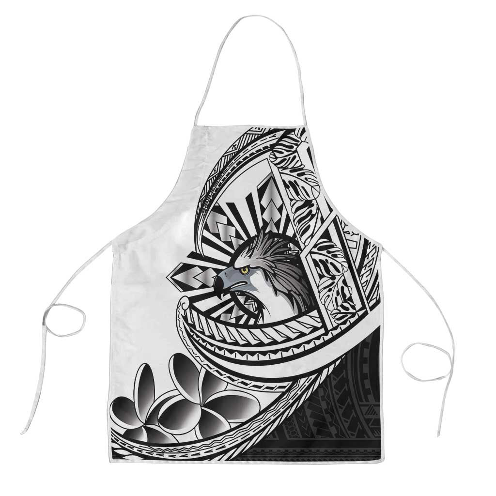 Philippines Eagle Sun Apron Filipino Agila Polynesian Tattoo Black Color