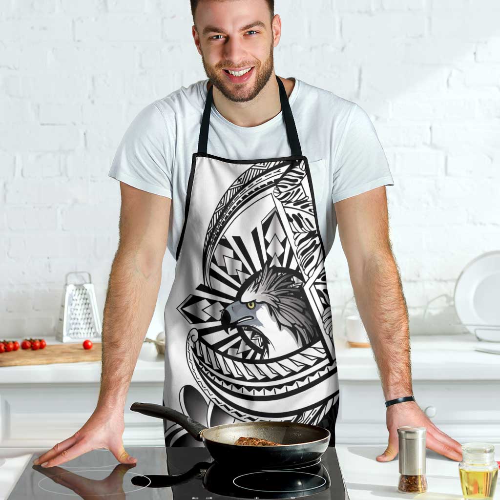 Philippines Eagle Sun Apron Filipino Agila Polynesian Tattoo Black Color