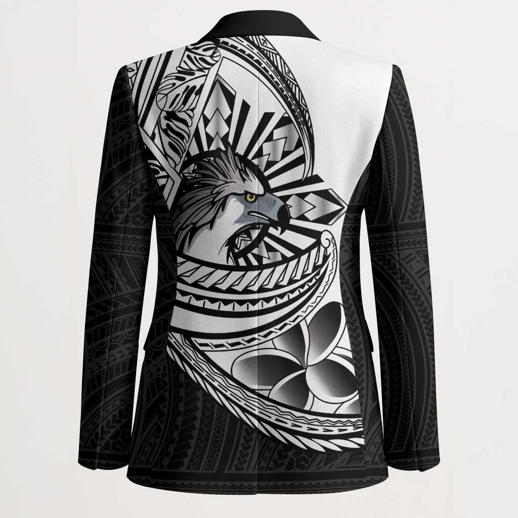Philippines Eagle Sun Blazer Filipino Agila Polynesian Tattoo Black Color