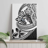 Philippines Eagle Sun Canvas Wall Art Filipino Agila Polynesian Tattoo Black Color