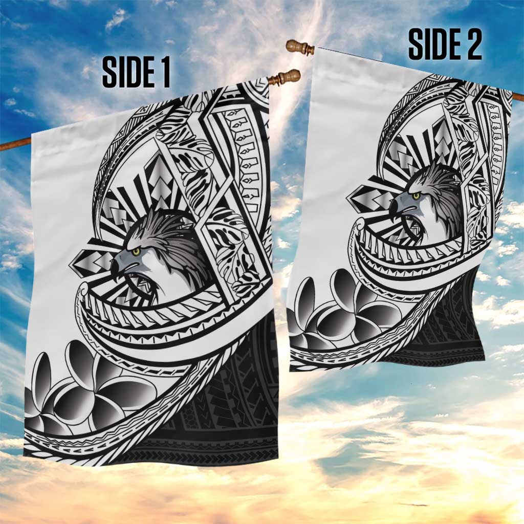 Philippines Eagle Sun Garden Flag Filipino Agila Polynesian Tattoo Black Color