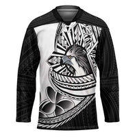 Philippines Eagle Sun Hockey Jersey Filipino Agila Polynesian Tattoo Black Color