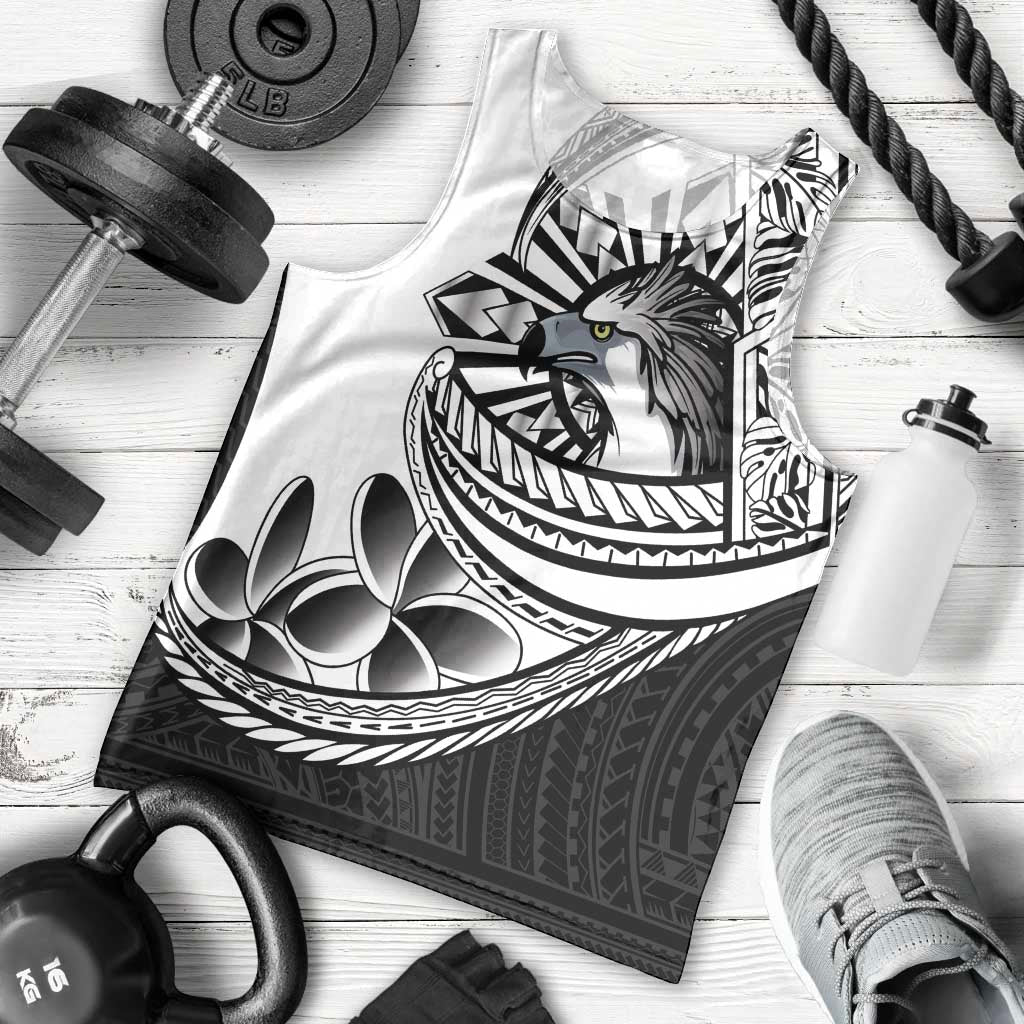 Philippines Eagle Sun Men Tank Top Filipino Agila Polynesian Tattoo Black Color