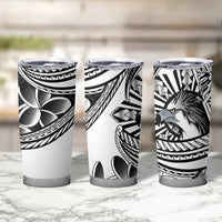 Philippines Eagle Sun Tumbler Cup Filipino Agila Polynesian Tattoo Black Color