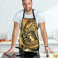 Philippines Eagle Sun Apron Filipino Agila Polynesian Tattoo Gold Color