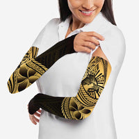 Philippines Eagle Sun Arm Sleeves Filipino Agila Polynesian Tattoo Gold Color