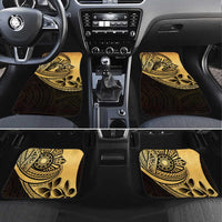 Philippines Eagle Sun Car Mats Filipino Agila Polynesian Tattoo Gold Color