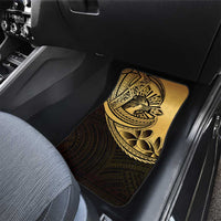 Philippines Eagle Sun Car Mats Filipino Agila Polynesian Tattoo Gold Color