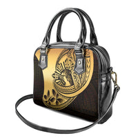 Philippines Eagle Sun Shoulder Handbag Filipino Agila Polynesian Tattoo Gold Color