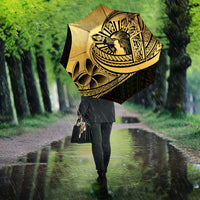 Philippines Eagle Sun Umbrella Filipino Agila Polynesian Tattoo Gold Color