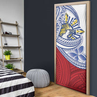 Philippines Eagle Sun Door Cover Filipino Agila Polynesian Tattoo Flag Color