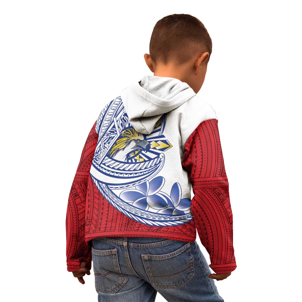 Philippines Eagle Sun Kid Hoodie Filipino Agila Polynesian Tattoo Flag Color