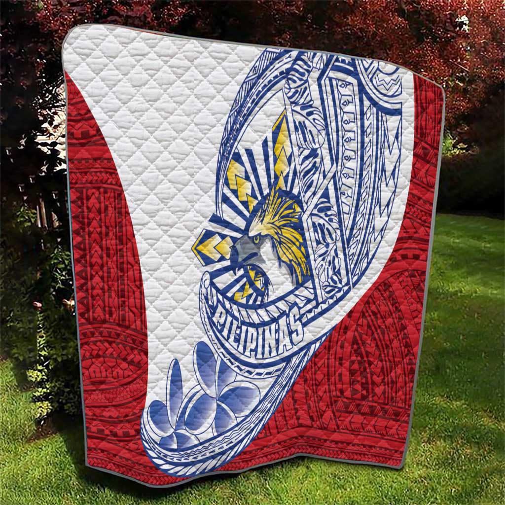 Philippines Eagle Sun Quilt Filipino Agila Polynesian Tattoo Flag Color