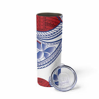Philippines Eagle Sun Skinny Tumbler Filipino Agila Polynesian Tattoo Flag Color
