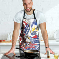 Filipino American History Month Apron Philippines Agila USA Eagle Mix Flag