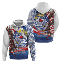 Filipino American History Month Hoodie Philippines Agila USA Eagle Mix Flag