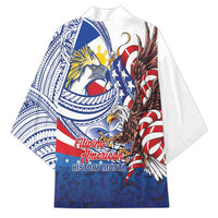 Filipino American History Month Kimono Philippines Agila USA Eagle Mix Flag