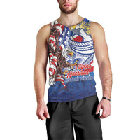 Filipino American History Month Men Tank Top Philippines Agila USA Eagle Mix Flag