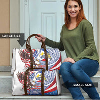 Filipino American History Month Travel Bag Philippines Agila USA Eagle Mix Flag