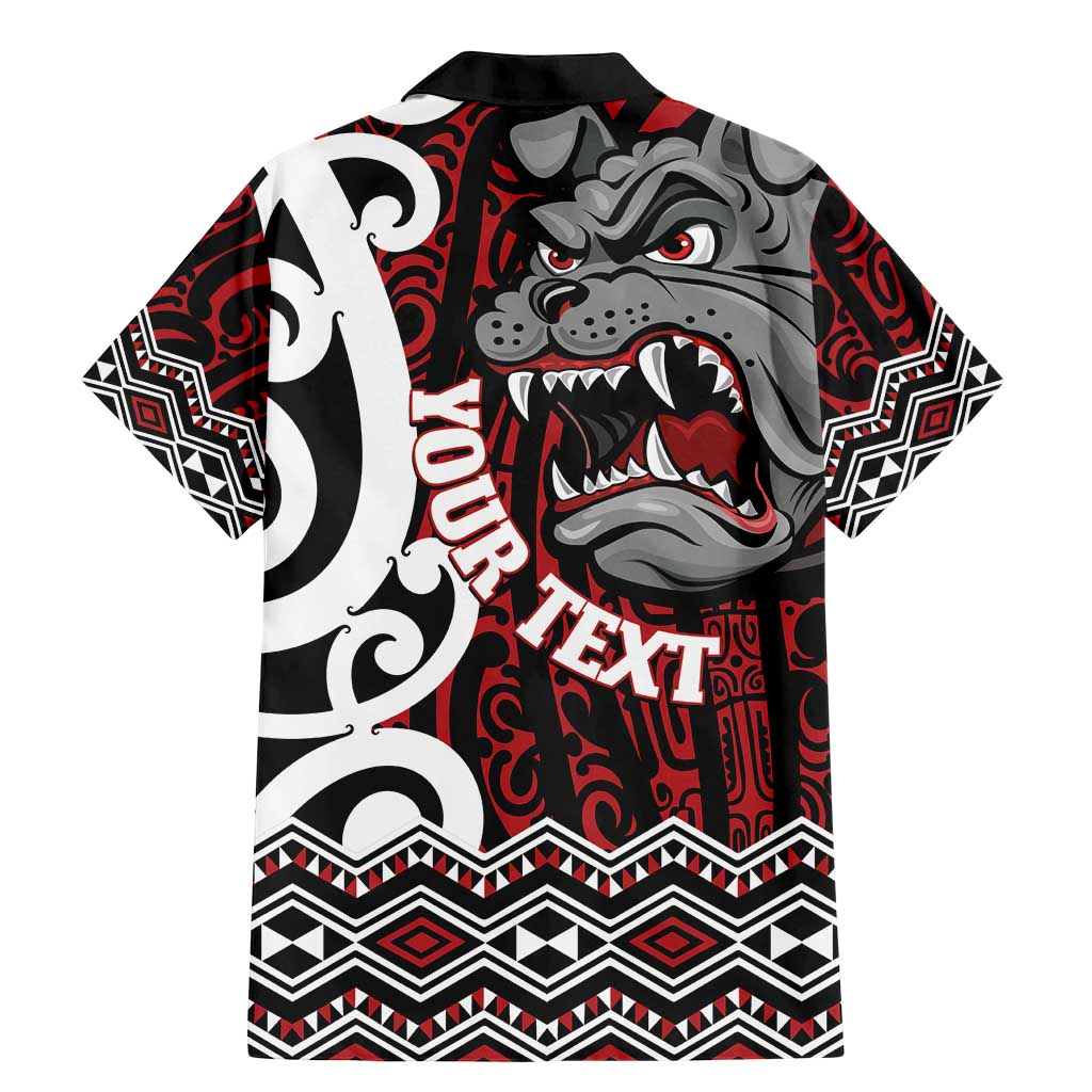 Personalised Aotearoa Bulldog Family Matching Mermaid Dress and Hawaiian Shirt New Zealand Maori Taniko Art LT14 - Polynesian Pride