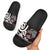 Personalised Aotearoa Bulldog Slide Sandals New Zealand Maori Taniko Art - Polynesian Pride