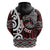 Personalised Aotearoa Bulldog Zip Hoodie New Zealand Maori Taniko Art